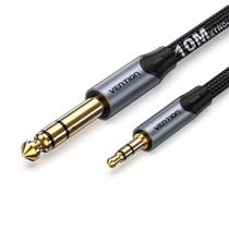 Cabo P2 X P10 Profissional Banhado A Ouro Hifi 10m Estéreo