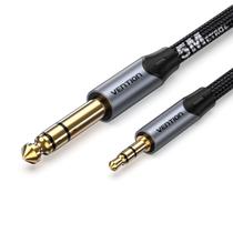 Cabo P2 X P10 Profissional Banhado A Ouro Hifi 5m Estéreo