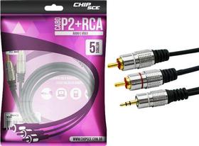 Cabo p2st+2rca 5 metros chipsce