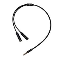 Cabo P3 Macho Para 2 P2 Fêmea Fone e Microfone Y Celular MXT