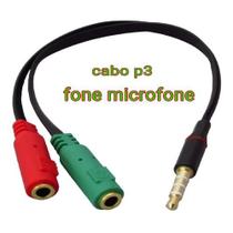 Cabo P3 (p2 Combo) P/ Fone E Microfone Headset Top