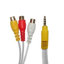 Cabo P3 RCA Fêmea 16,5 cm Adaptador Cabo P3 RCA Fêmea 16,5 cm Adaptador
