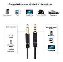 Cabo P3 x P2 Com Microfone LEHMOX - LE-279