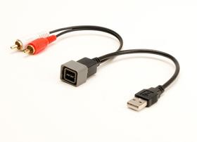 Cabo PAC USB-NI1 USB OEM de 8 pinos para Nissan 2011 em diante