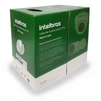 Cabo Par Trançado Intelbras Mc8cbr 4 Pares 24 Awg para Cftv 300 m Cabo Par Trançado Intelbras Mc8cbr 4 Pares 24 Awg para Cftv 300 m