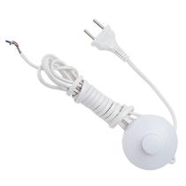 Cabo para Abajur 3m com Interruptor de Piso Branco Bivolt Lucchi