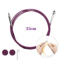 Cabo para Agulha Circular Intercambiável 360º Roxo - Knitpro