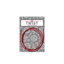 Cabo para agulha de tricô ChiaoGoo Twist RED 93cm mini