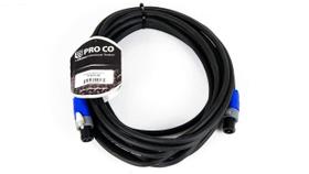 Cabo para alto-falante Proco S12NN-25 speakON 7,5 m Cabo para alto-falante Proco S12NN-25 speakON 7,5 m