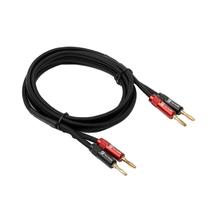 Cabo para alto-falantes Fosi Audio 14AWG 1,8 m com plugues banhados a ouro Cabo para alto-falantes Fosi Audio 14AWG 1,8 m com plugues banhados a ouro
