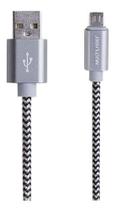 Cabo Para Android Multilaser Preto E Cinza Micro Usb V8 1.5m