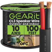 Cabo para Caixa de Som GEARit 10 AWG 30m Externo CL3 OFC Cabo para Caixa de Som GEARit 10 AWG 30m Externo CL3 OFC