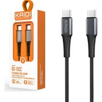 Cabo para Carregamento Tipo C para Tipo C KD-19CC PD Turbo PD60W