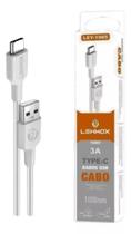 Cabo Para Carregar Celular Turbo Type-c Lehmox Ley-1985 Cabo Para Carregar Celular Turbo Type-c Lehmox Ley-1985