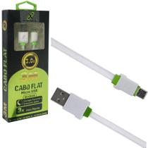 Cabo para celular flat usb x v8 3,0a x-cell 3m - BAZZI