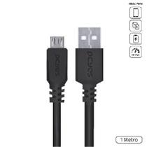 Cabo Para Celular Smartphone Micro Usb Para Usb A 2.0 1 Metro Preto - Pmuap-1 Cabo Para Celular Smartphone Micro Usb Para Usb A 2.0 1 Metro Preto - Pmuap-1