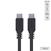 Cabo Para Celular Smartphone Usb Tipo C 2.0 Para Usb Tipo C / Type C 2.0 1 Metro Preto - Pucp-01 Cabo Para Celular Smartphone Usb Tipo C 2.0 Para Usb Tipo C / Type C 2.0 1 Metro Preto - Pucp-01