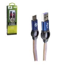 Cabo para celular turbo usb x tipo c 3,0a x-cell 1m