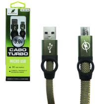 Cabo para celular turbo usb x v8 3,0a x-cell 1m