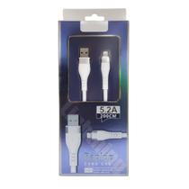 Cabo para Celular USB 2.0 5.2A Lightning 2,0 Metros