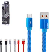 Cabo para celular usb x v8 1m colors - MILENIO BRASIL