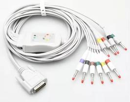 Cabo para Ecg TEB pino Banana padrão iec