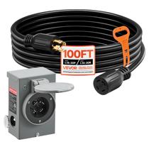 Cabo para Gerador VEVOR 30 Amp 30 m 125/250V NEMA L14-30P/R Cabo para Gerador VEVOR 30 Amp 30 m 125/250V NEMA L14-30P/R