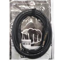 Cabo Para Guitarra Mac Iron Flex 0,30m 4Mts 90 Graus IF15LB