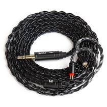 Cabo para IEM keephifi KBEAR ST12 Plus 2 m banhado a prata Cabo para IEM keephifi KBEAR ST12 Plus 2 m banhado a prata