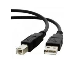 Cabo Para Impressora Usb A Macho Para B Macho 2.0 1.80 Metros Preto -- Vinik