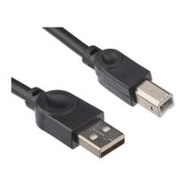 Cabo Para Impressoras USB-A Macho x USB-B Macho AM/BM 2.0 MD9 1,5M Preto - 7525