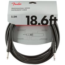 Cabo para Instrumento Fender Prof 18,6ft 5,5m Preto Cabo para Instrumento Fender Prof 18,6ft 5,5m Preto