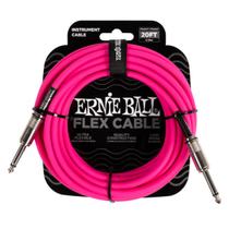 Cabo para Instrumentos Ernie Ball Flex Cable Neon P10/P10 6,10 20ft