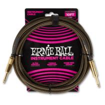 Cabo para Instrumentos Ernie Ball Premium Textil P10/P10 3,5m 10ft Cabo para Instrumentos Ernie Ball Premium Textil P10/P10 3,5m 10ft