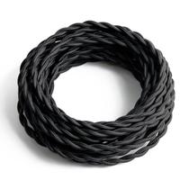 Cabo para Lâmpada PRUNLLA 7,5 m 18 AWG com Revestimento de Tecido Vintage