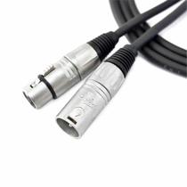 Cabo para Microfone 0,30 mm com Conectores XLR f / XLR m ANGLLW 15FT 4.57 mt - Santo Angleo
