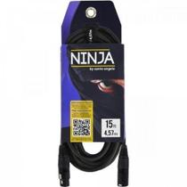 Cabo para Microfone 4,57m NINJA LW B SANTO ANGELO Cabo para Microfone 4,57m NINJA LW B SANTO ANGELO