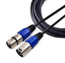 Cabo para Microfone 5 Metros MXT Balanceado XLR fêmea x XLR macho Dmx Xlr Canon