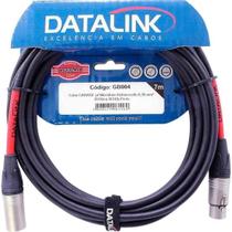 Cabo Para Microfone Garage XLR(m) XLR(f) 7m Datalink