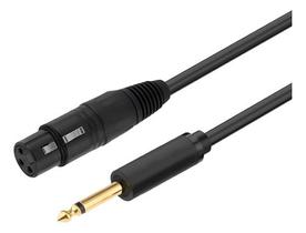 Cabo Para Microfone Instrumento P10 X Xlr 5m Sk-ca205 Skypix