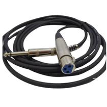 Cabo para Microfone P10 x XLR Femea 7 Metros Cabo para Microfone P10 x XLR Femea 7 Metros