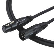 Cabo Para Microfone Santo Angelo Ninja Lw Xlr/Xlr 3Ft/0,91 M