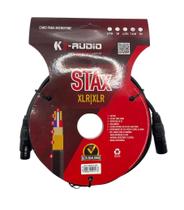 Cabo Para Microfone XLR I XLR Stax 7,62m K-Audio Cabo Para Microfone XLR I XLR Stax 7,62m K-Audio