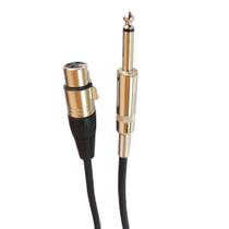 Cabo para Microfone XLR/P10 3 metros Roxtone SMXJ210L3