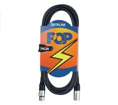 Cabo para Microfone XLR x XLR com 10 metros POP DATALINK