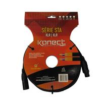 Cabo Para Microfone XLR/XLR 9m STA. 9M - KONECT