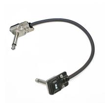 Cabo para pedal santo angelo plug p10 l rean preto 15cm Cabo para pedal santo angelo plug p10 l rean preto 15cm