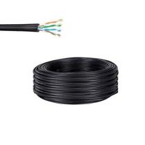 Cabo para Rede Internet Alarme ou CFTV - 100 Metros Preto