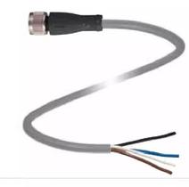 Cabo Para Sensor Conector M12 Fêmea Reto 4 Pinos 2m V1-G-2M-PVC