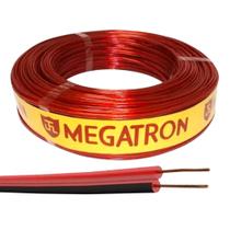 Cabo Para Som De Carro/ambientes 0.612mm Vermelho e preto de 25 metrosetros